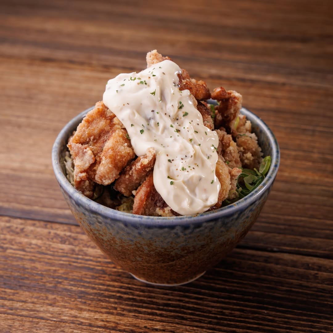 タルタル唐揚げ丼