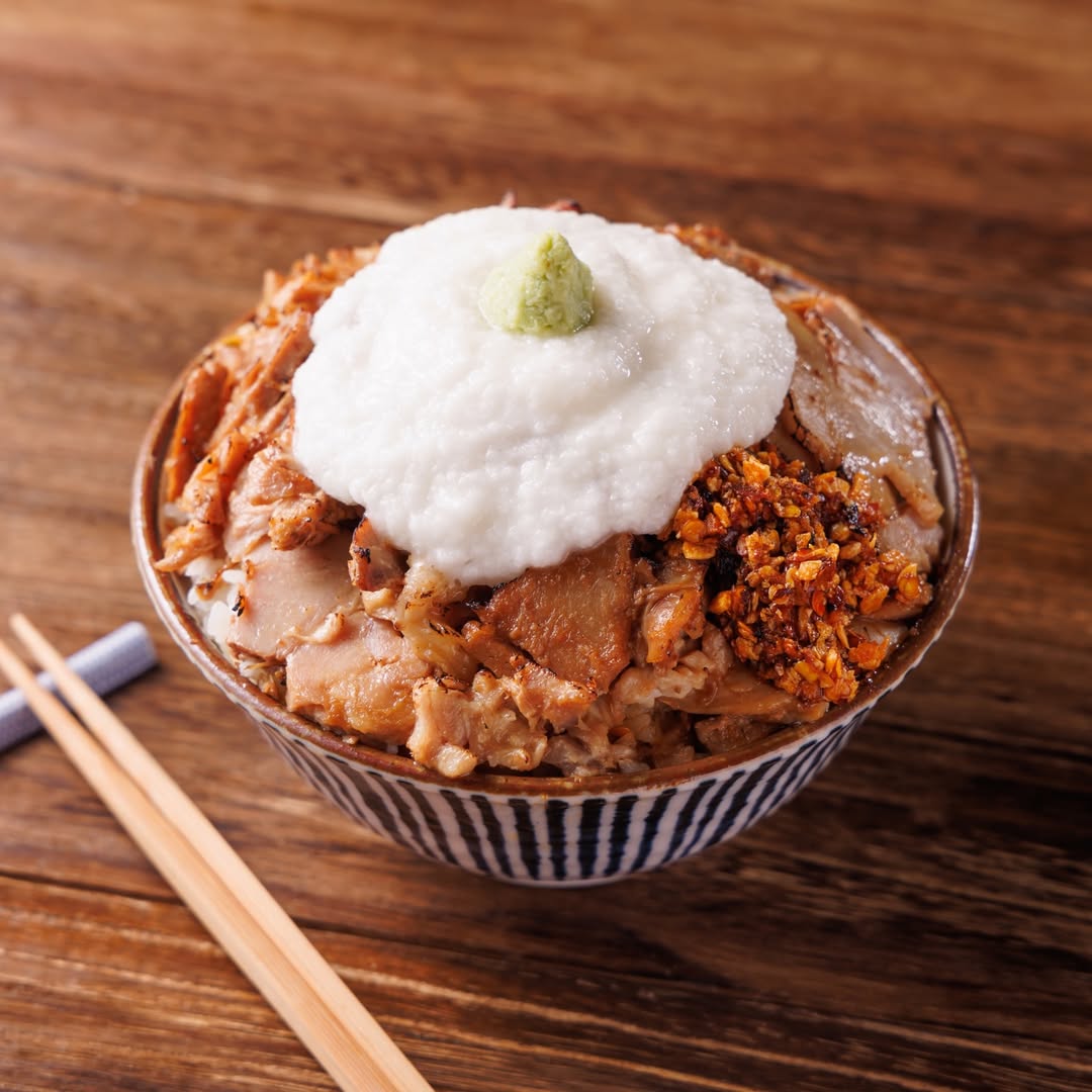 山かけわさびチャーシュー丼